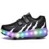 with 2wheels kids led shoes Roller skate Shoes kids led shoes sneakers for sport