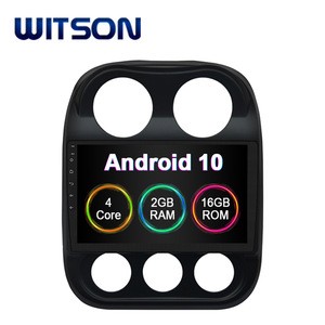 WITSON ANDROID 10 CAR DVD PLAYER For JEEP COMPASS 2010-2016 CAR GPS Built-In WiFi Module Support External 3G Dongle