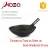 Import Wok Heavy Carbon Steel Pro Chef 14 inch Round Bottom With Metal Handle indian big wok from China