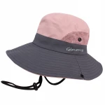 Women Boonie Safari Hat Summer UPF Wide Brim Sun Hats Outdoor Hunting Hiking Fishing Bucket Hat