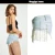 Import Womens summer denim shorts fringed diamond chain hip sexy wide-leg denim shorts from China