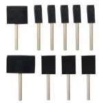 Wooden Handle Foam Paint Brush,brush paint