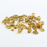 wuzhou Beautiful Natural Yellow citrine. Gemstone original from Thailand