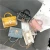 Import XP1115 new transparent pvc tote bag candy purses and handbags small rivet jelly handbag from China