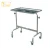 Import YK-K021 Mobile 304# Stainless Steel Mayo Cart/trolley For Ot Room Adjustable Hospital Bedside table (Over bed table) from China