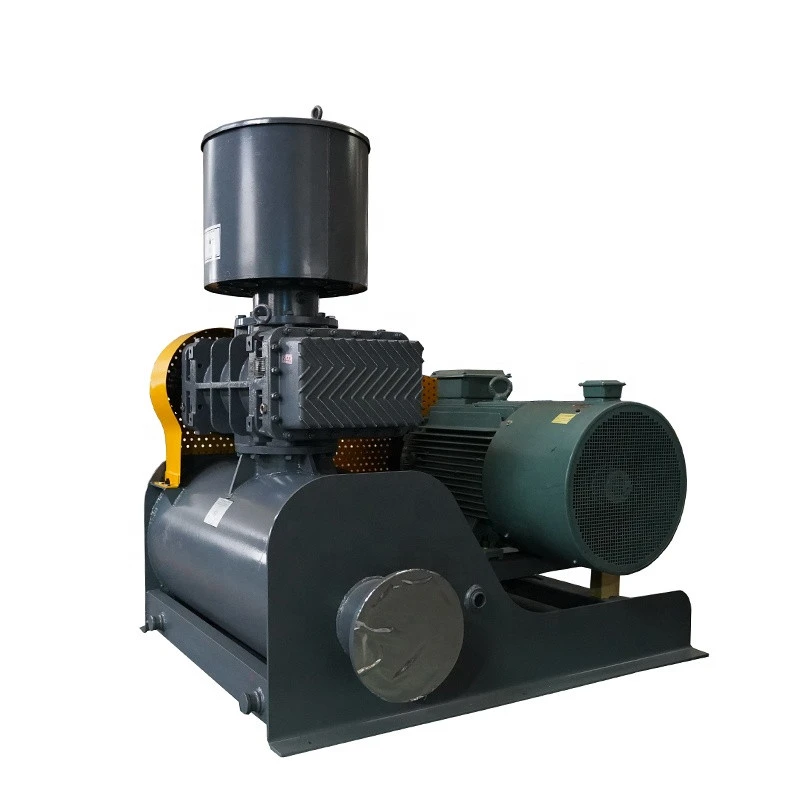 ZG Air cooling three lobes rotary roots blower for coal / petrochemical / smelt / power plant