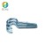 Import Zinc Plated Metal hook screw Open Eye Screw hook carbon steel wood thread eye hook screw from China