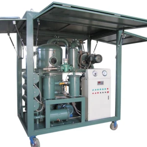 ZYD Series Double Stage Dielectric Oil Regeneration Plant, Transformer Oil Purification Machine with Waterproof, IP55 Protection