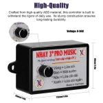 Music Controller Horn Speaker Alarm For Car Snail Horn Truck Air Horn Vietnam Style NHAY 3+Pro