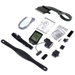001Step frequency heart rate speed three-in-one code table wireless bicycle code table multi-function odometer riding equipment
