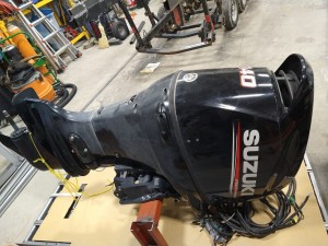 Used 2019 Boat Engine 140 hp outboard four stroke