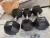 Import Rubber hex dumbbells from China