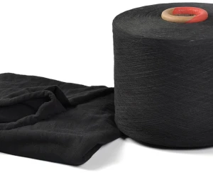 Polyester Melange Yarn Wholesale Covered Elastane Yarn Cotton T shirt weaving Yarn