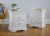 Import White Nightstand Bedside Two Drawers, New Style Storage Shelf Acacia Solid Wood from Vietnam