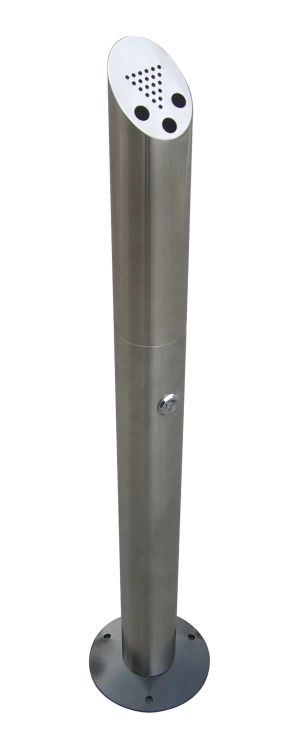 floor standing outdoor ashtray for public places
