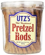 Wholesale Utz Pretzel Rods – 27 oz. Barrel – Thick, Crunchy Pretzel Rod, Perfect for Dipping and Snacks
