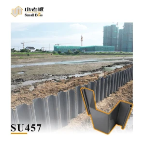 UV resistance PVC Sheet Pile for retaining wall railway construction