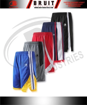 Youth all over high quality wholesale bulk mesh men custom basketball shorts pockets V Cut Shorts