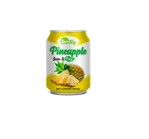 SUNSIP FRUIT JUICE with Pineapple – 250ml Stubby can