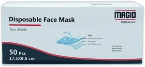 Magid KM005 3-Ply Disposable Kids Face Mask