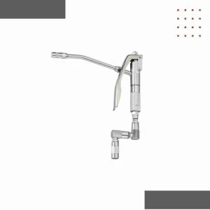 Heavy Duty Pneumatic Grease Gun Control Handle — 5500 PSI | Variable Flow Trigger | 4-Jaw Hydraulic Coupler | #08101008