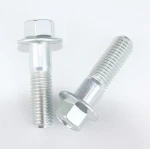 Half Thread Screw Carbon Steel Hexagon Flange Bolt Fasteners