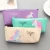 Import hot sale high quality canvas material pencil case unicorn pencil case from China