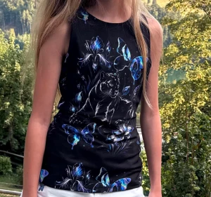 Custom All-Over Print Comfort Lycra Women's Activewear Top 245 GSM