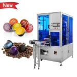 Automatic coffee pod filling and sealing machine coffee capsule filling machine