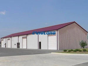 Green and environmentally friendly steel structure warehouse building
