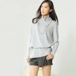 Inner Mongolia Luxury Cashmere Knitted Women Pullover Sweater
