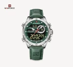NAVIFORCE Men Luxury Watches LCD Display Waterproof Quartz Wristwatch﻿