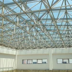 Factory Direct Space Frame Daylight Roof Dome Building Dome Glass Cover Roof Skylight Prefab Steel Frame Glass Dome