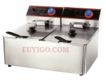 Doble tank fryer commercial electric deep fryers thickened French fries