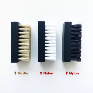 customized bristle hair nylon hair wooden shoe cleaner sneaker cleaning brush