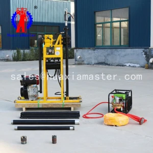 Hydraulic light core sampling drill rig YQZ-50A/small diesel power geology exploration drilling machine for price