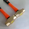 Non sparking tools anit-explosion Hammer Sledge Fiber Handle 1lb Al-cu safety manual tools