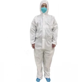 Disposable Non Woven Chemical Medical Safety Protective Coverall Clothing Suits