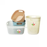 Plastic Storage Basket, Laundry basket, Lamper