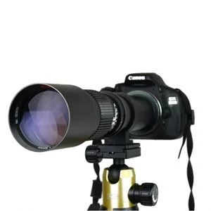 HD 500mm, F8.0 Multi-layer Preset Telephoto Lens Designed For Digital SLR Cameras