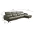 Import Italian Minimalist Three-Seat Leather Sofa Side Carrying Usb Electric Button L-Shaped Function Sofa from China