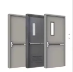 Modern Anti-Theft Steel Door Fireproof Soundproof Fire Rating for Interior Use New Popular Manual Opening Hospital