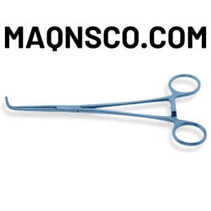 Maqnsco Curved serrated jaws Ring Handle w/Ratchet, Titanium 8'' (20cm)