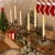 Import Wholesale 6pcs LED Flameless Conical Candles with Remote Control – Battery Operated Flickering Taper Candles from USA