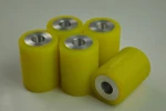 Rubber Coated Wheel with Aluminum Core for Industrial Carts and Transport Equipment