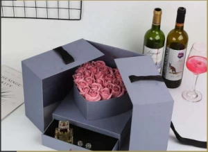 Cubic style gift set box