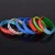 Import 1 Inch various colors silicone bracelet/wristbands for promotion from China