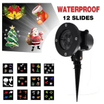 100 Pattern available LED Christmas Halloween Snowflake Laser Projector Lights