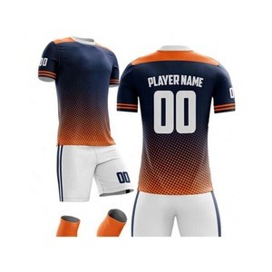100% Polyester Material Soccer Team Sports Wear Football Jersey for Sales