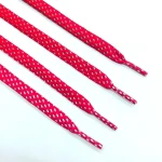 100% Polyester OEM Cheap Shoelaces Custom Logo Printed Shoelaces